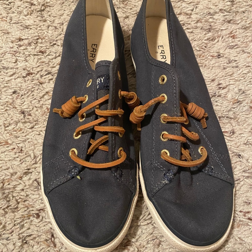 Sperry Pier Wave Canvas Slip On Sneakers